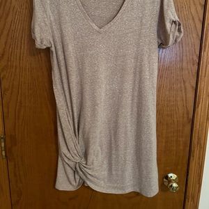 🏖️Z SUPPLY Dress. Triblend side knot dress in oatmeal. COMFY!!!!